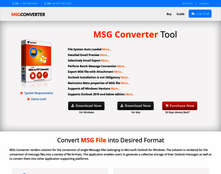 Msgconverter.net thumbnail