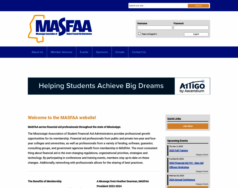 Msmasfaa.org thumbnail