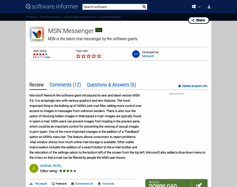 Msn.software.informer.com thumbnail