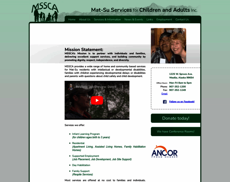 Mssca.org thumbnail