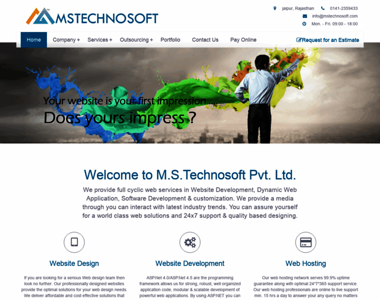 Mstechnosoft.com thumbnail
