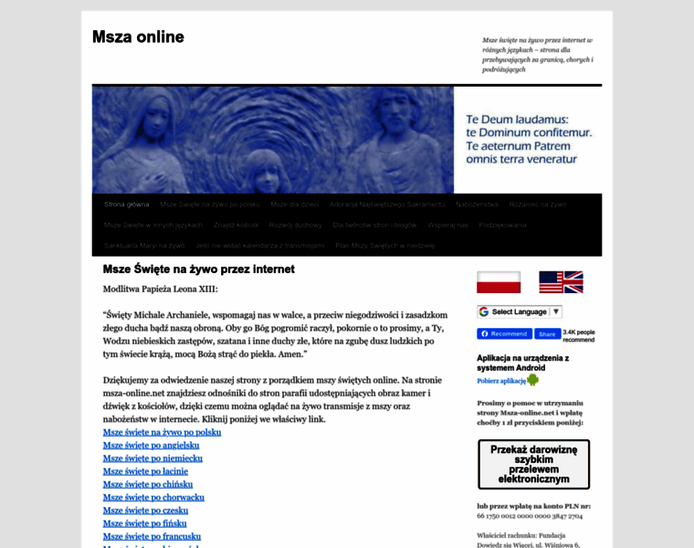 Msza-online.net thumbnail