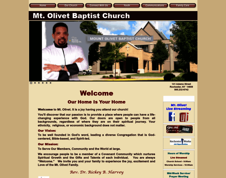 Mt-olivetbaptistchurch.org thumbnail