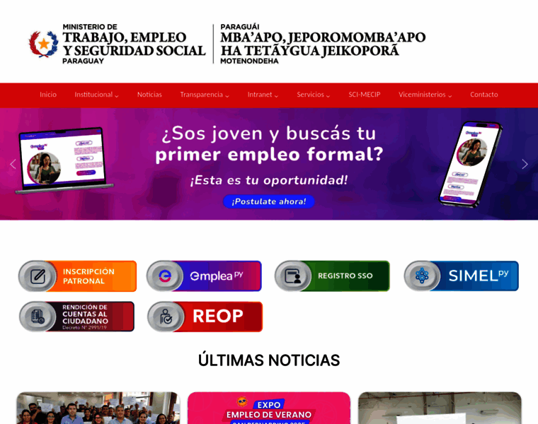 Mtess.gov.py thumbnail Mtess.gov.py thumbnail