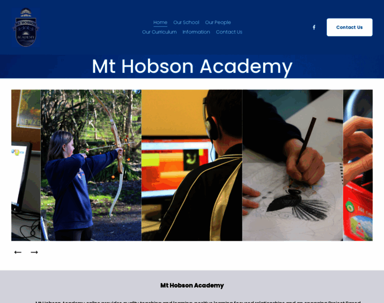 mthobson.school.nz at WI. Welcome to Mt Hobson Academy — MHA