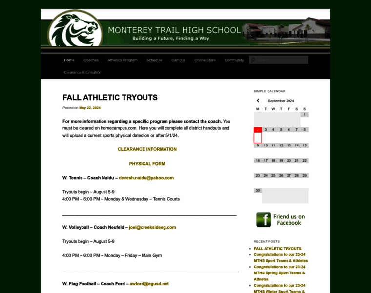 Mthsmustangs.com thumbnail