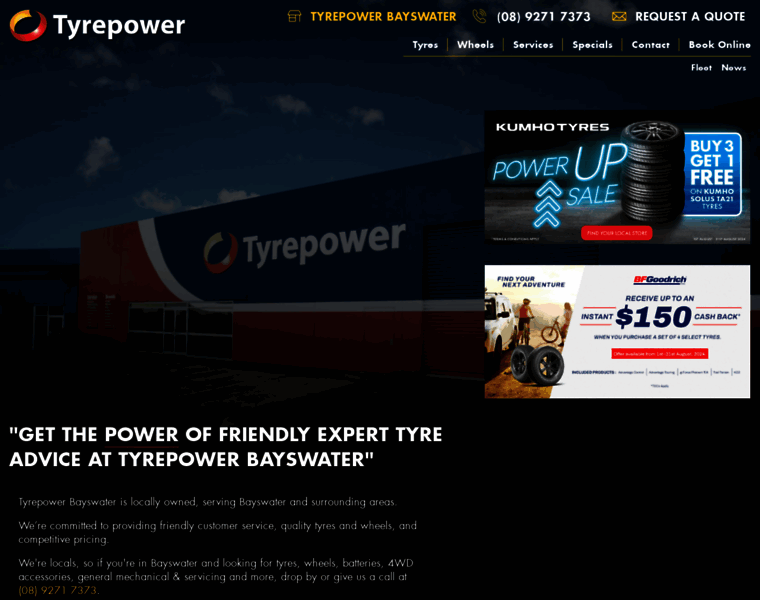 Mtlawleytyrepower.com.au thumbnail