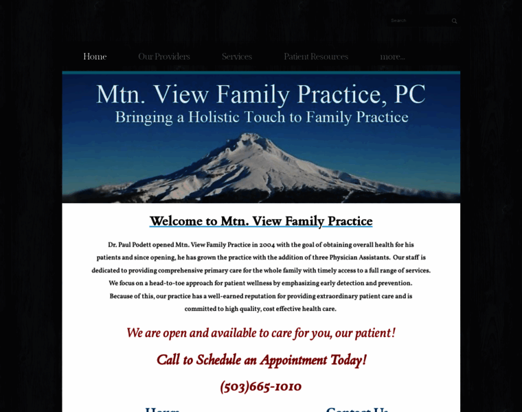 Mtnviewfamilypractice.com thumbnail