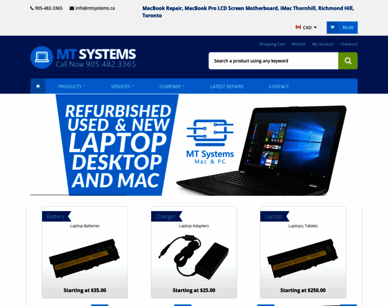 Mtsystems.ca thumbnail