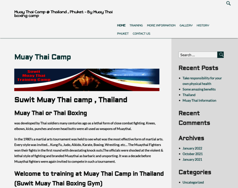 Muaythai-camp-thailand.com thumbnail