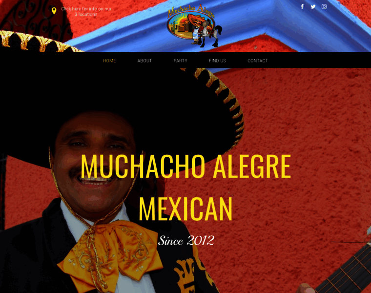 Muchachoalegremexican.com thumbnail