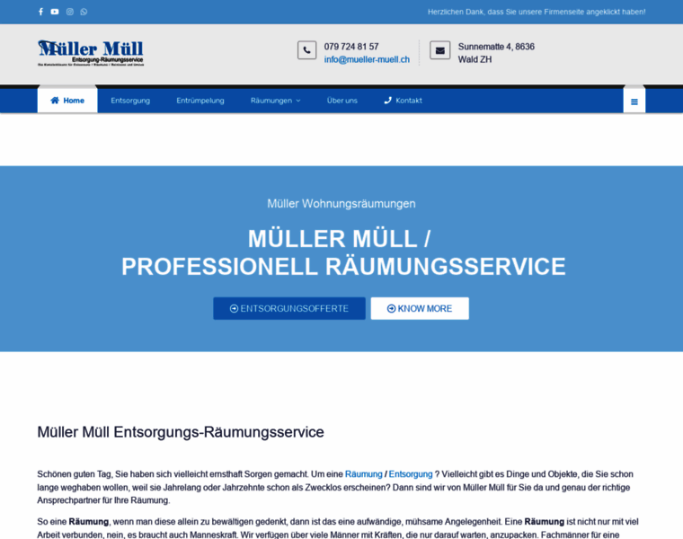 Mueller-muell-entsorgungsservice.ch thumbnail