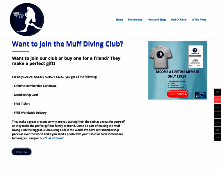 Muffdivingclub.ie thumbnail