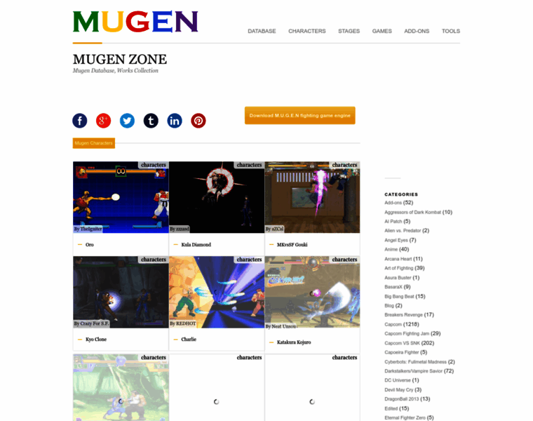 Mugen.weboy.org thumbnail