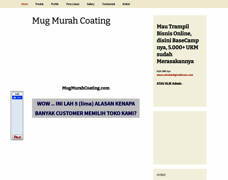 Mugmurahcoating.com thumbnail