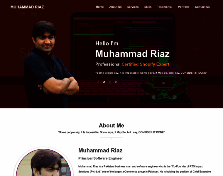 Muhammadriaz.com thumbnail