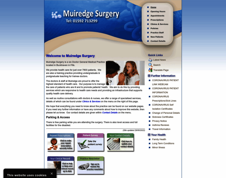 Muiredgesurgery.co.uk thumbnail