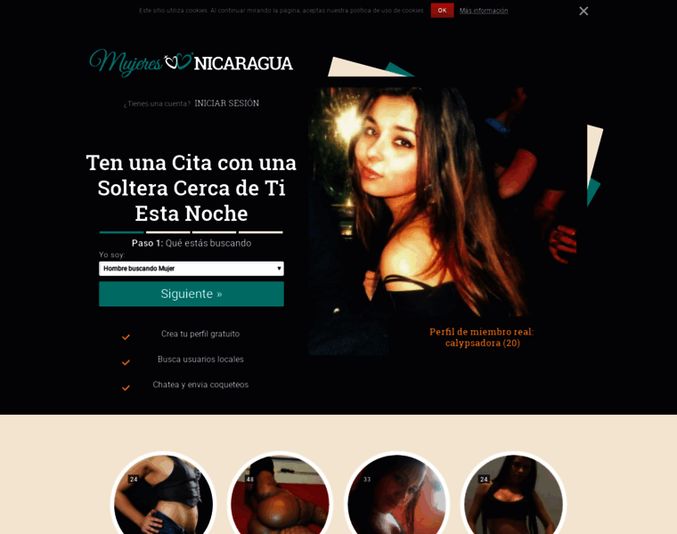 Mujeresnicaragua.com thumbnail