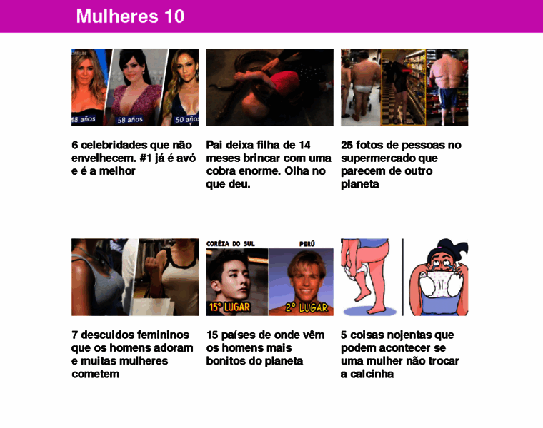 Mulheres10.com.br thumbnail
