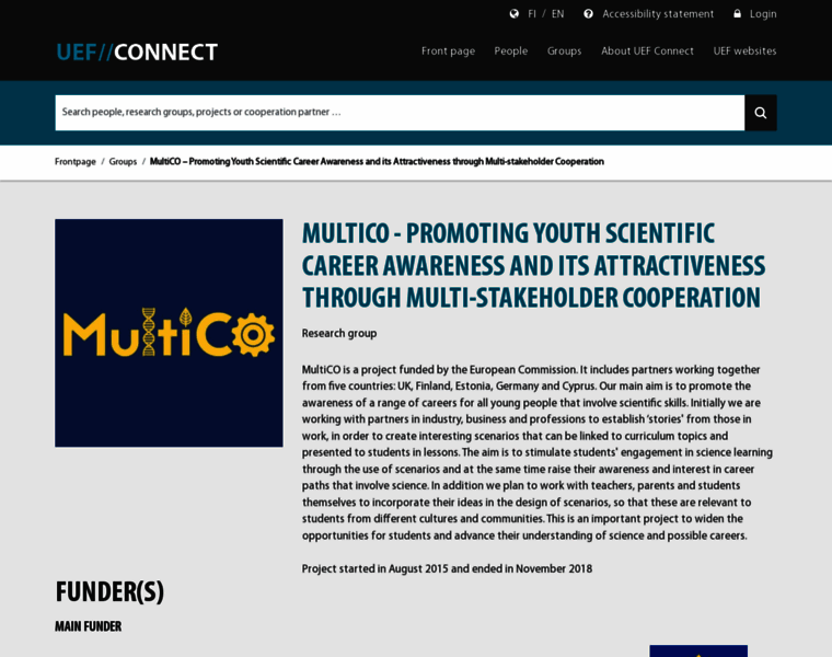 Multico-project.eu thumbnail
