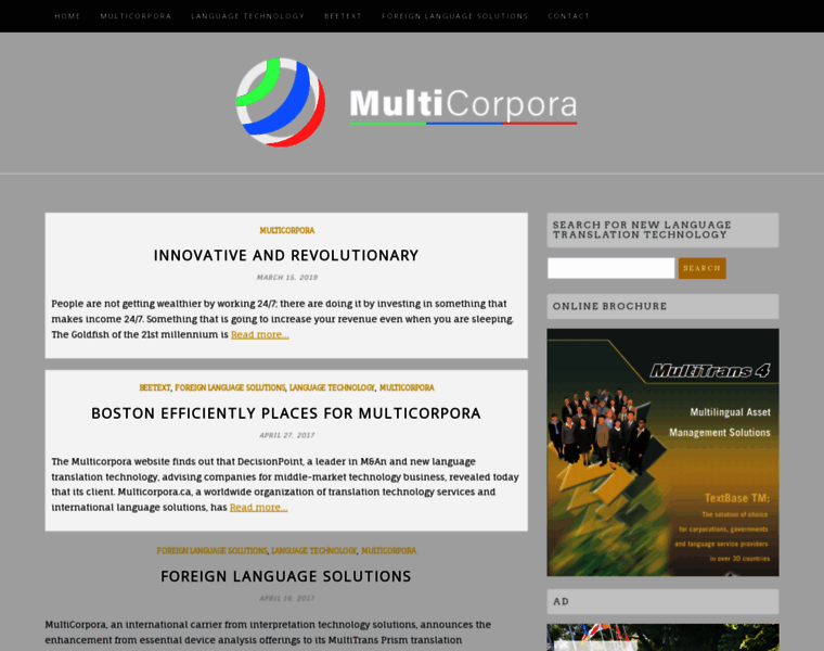 Multicorpora.ca thumbnail