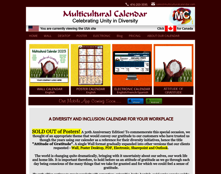 Multiculturalcalendar.com thumbnail