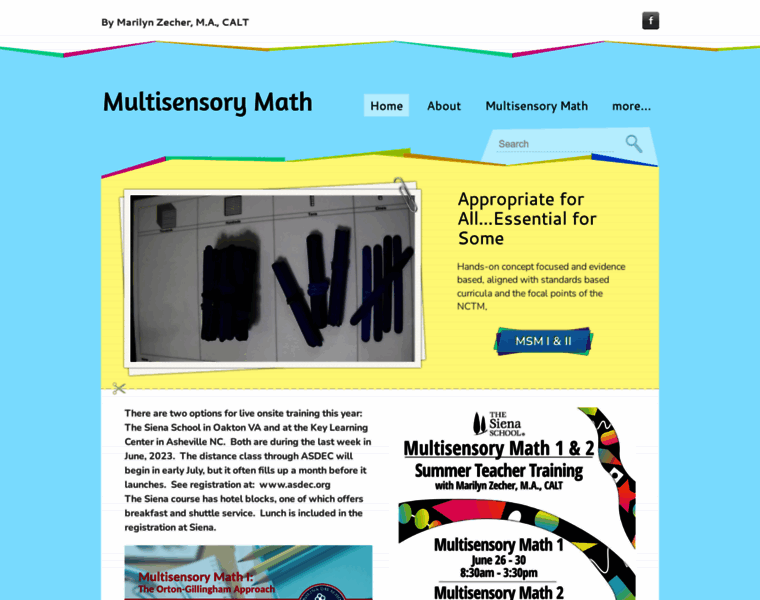 Multisensorymath.com thumbnail