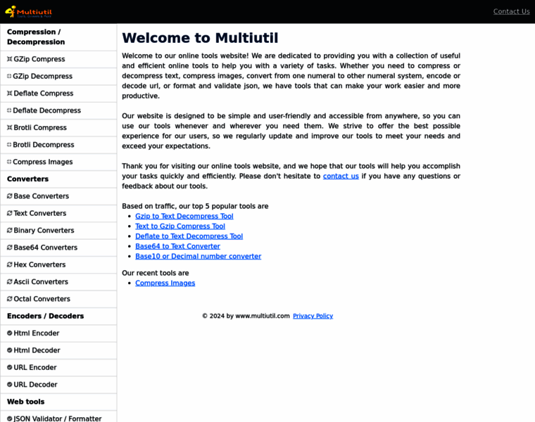 Multiutil.com thumbnail