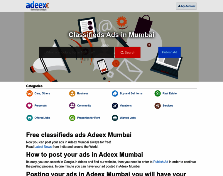 Mumbai.adeex.in thumbnail