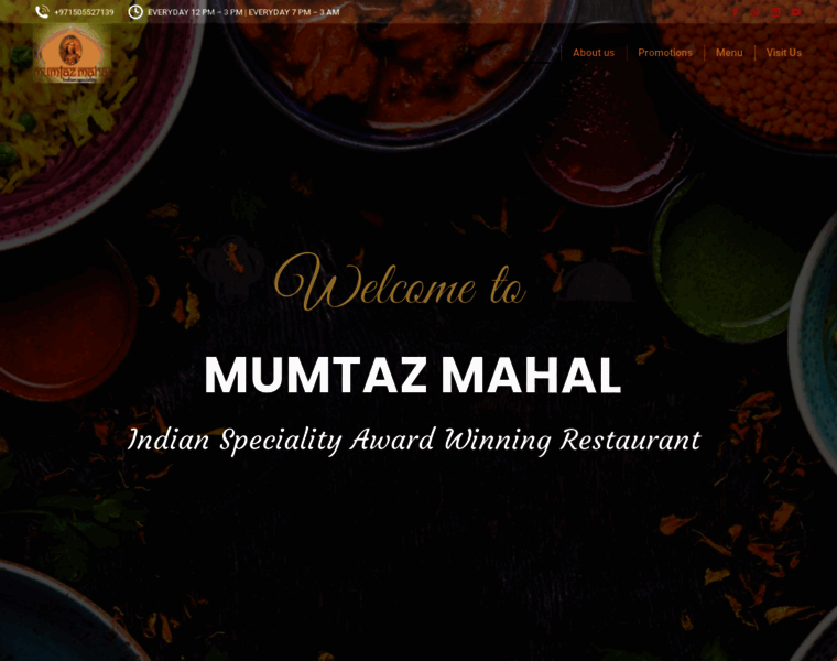 Mumtazmahalrestaurant.com thumbnail