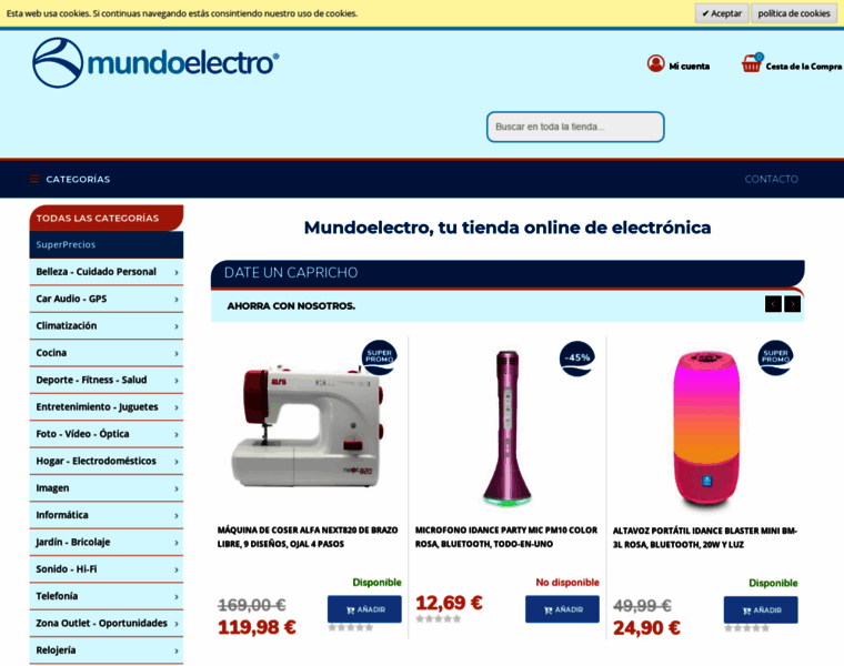 Mundoelectro.com thumbnail