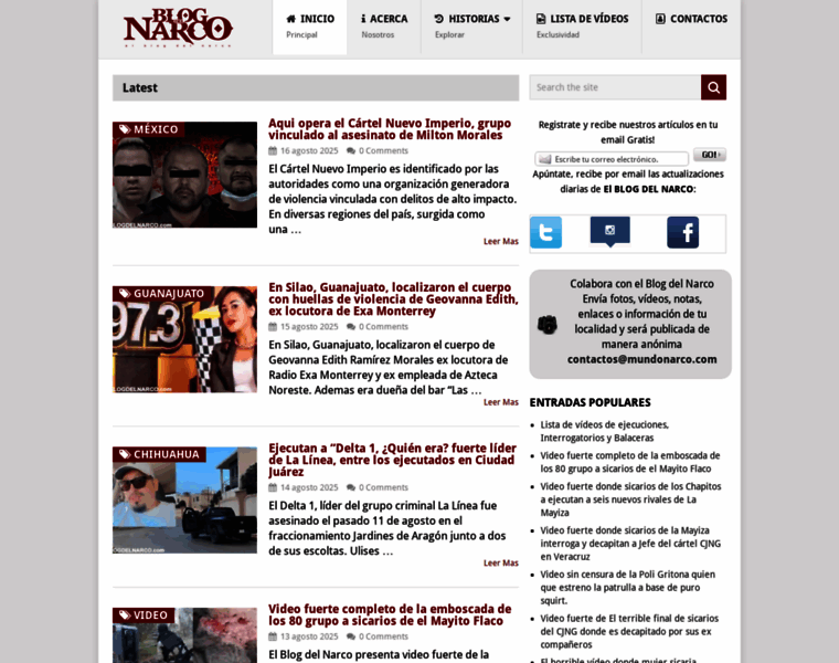 Mundonarco.com thumbnail