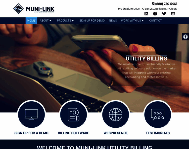 Muni-link.com thumbnail