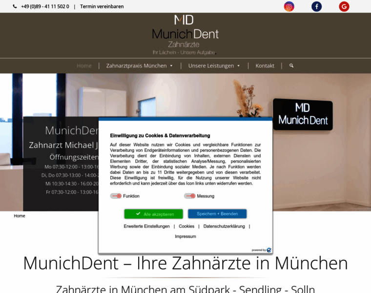Munich-dent.de thumbnail