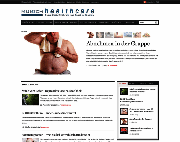 Munich-healthcare.de thumbnail