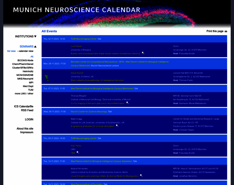 Munich-neuroscience-calendar.de thumbnail