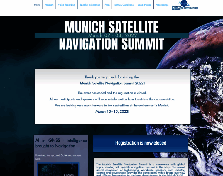 Munich-satellite-navigation-summit.org thumbnail