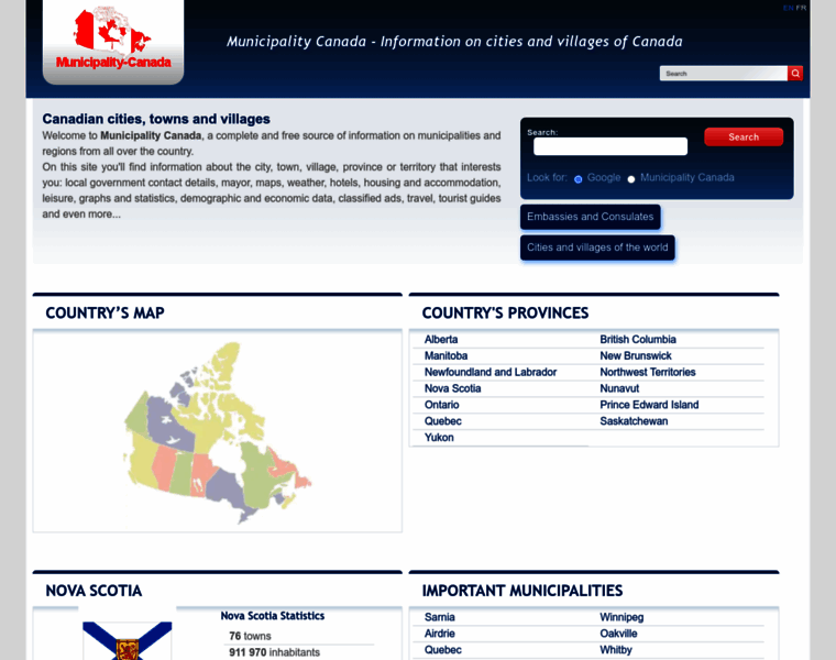 Municipality-canada.com thumbnail
