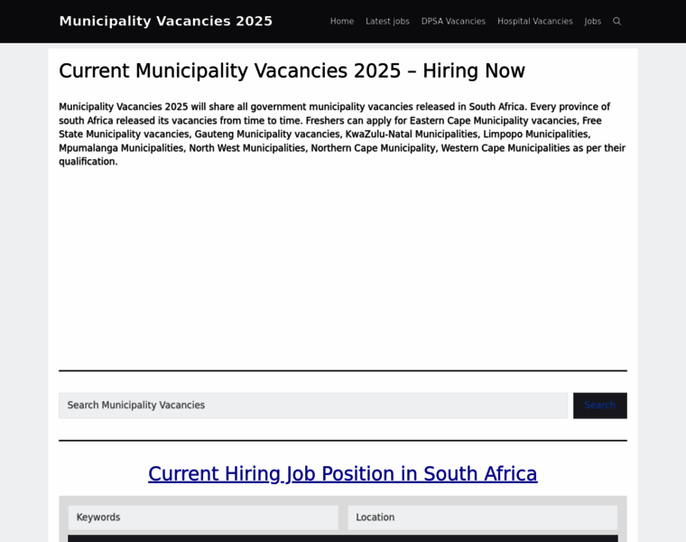 Municipalityvacancies.co thumbnail Municipalityvacancies.co thumbnail