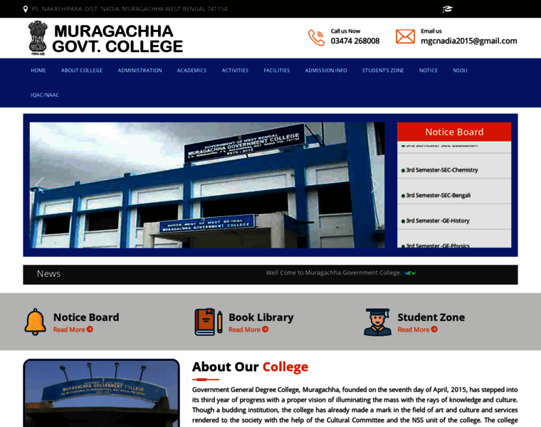 Muragachhagovtcollege.in thumbnail