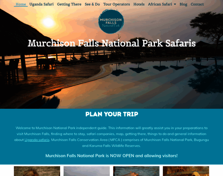 Murchisonfallsnationalpark.com thumbnail