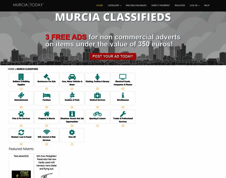 Murciaclassifieds.com thumbnail
