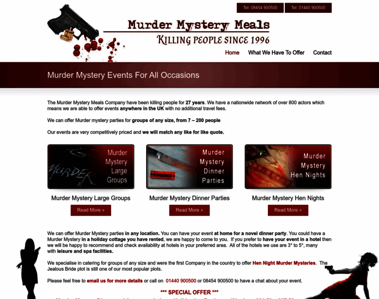 Murder-meals.co.uk thumbnail