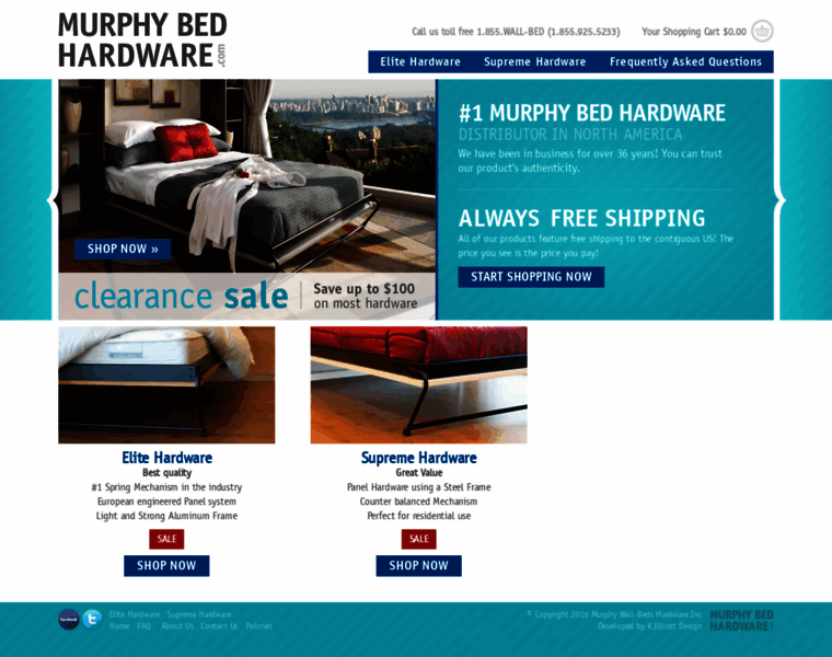 Murphybedhardware.com thumbnail
