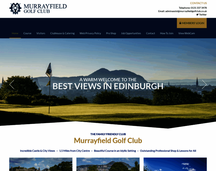 Murrayfieldgolfclub.co.uk thumbnail