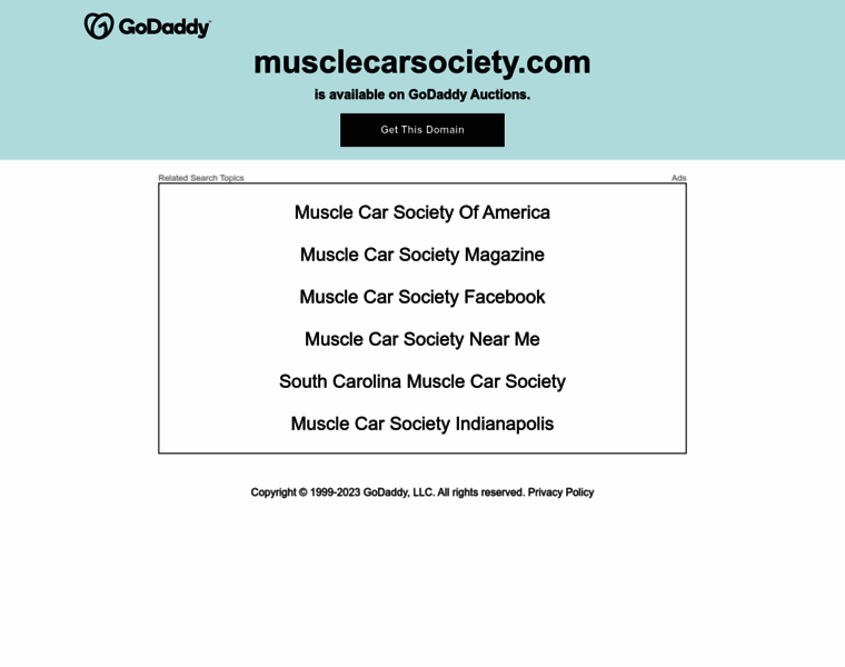 Musclecarsociety.com thumbnail