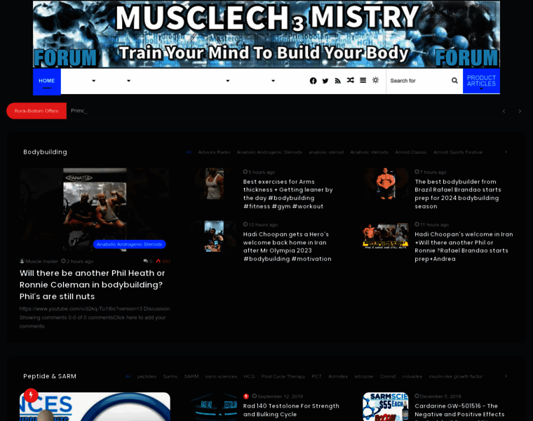 Musclechemistry.com thumbnail