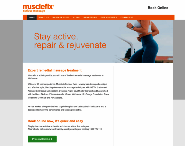 Musclefix.com.au thumbnail