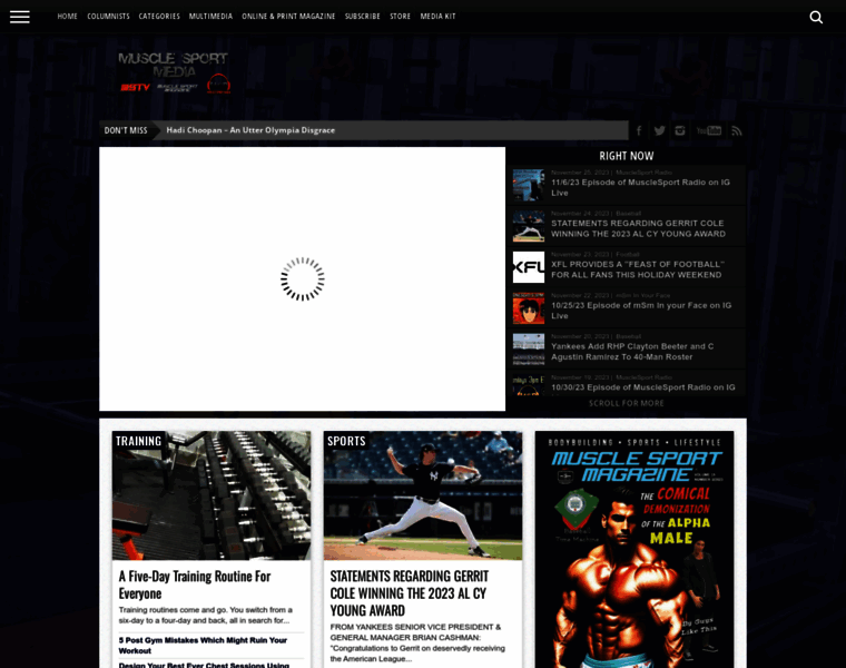 Musclesportmag.com thumbnail