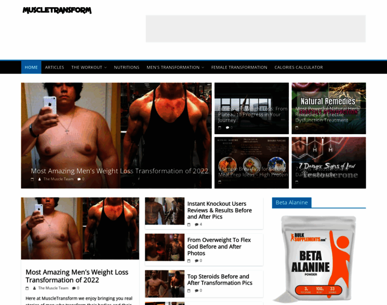 Muscletransform.com thumbnail